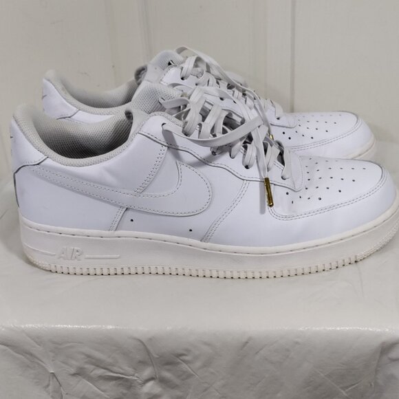 Nike Air Force 1 '07 White Classic Low CW2288-111 Sneakers Men's Size 10.5 - Picture 2 of 11